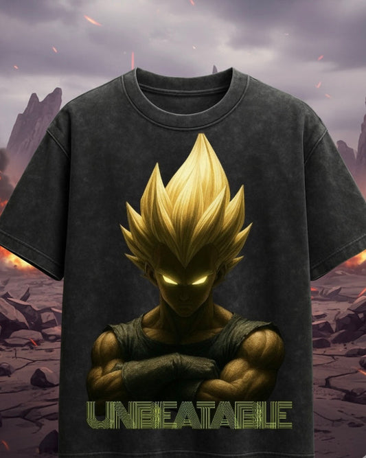 EGOISTIC UNBEATABLE Saiyan Warrior T-Shirt: Super Saiyan Vegeta