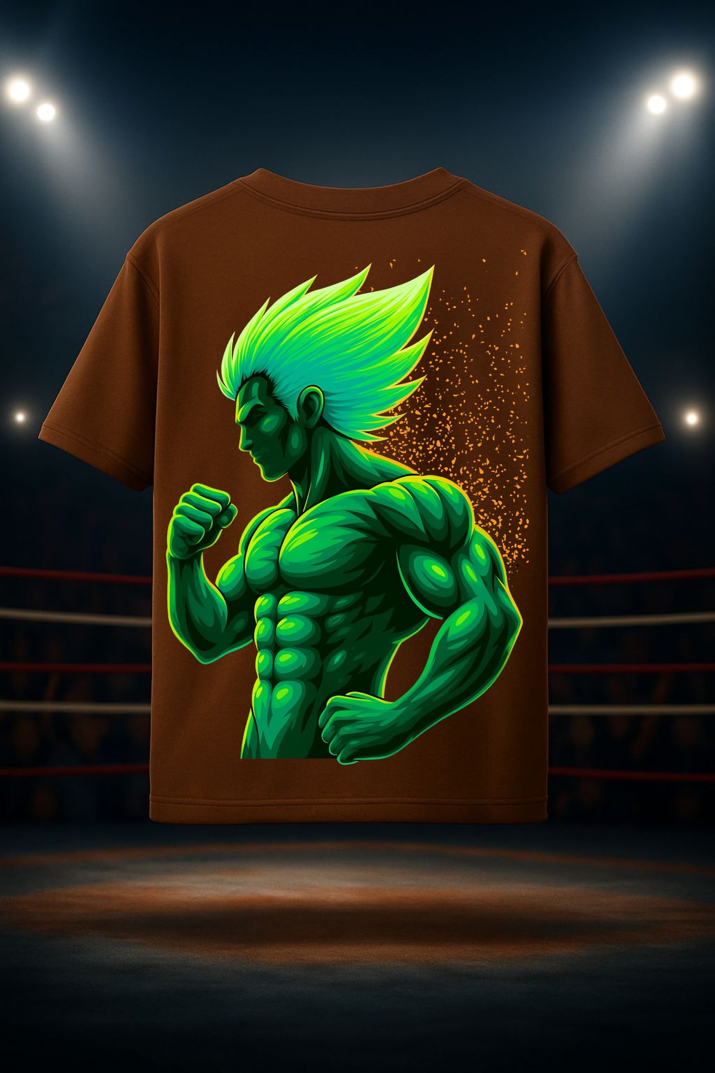Bodybuilder Anime Oversized T-Shirt