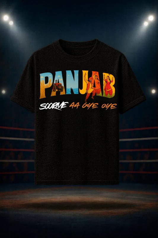 EGOISTIC PANJAB Soorme Tee – Desi Vibes Edition(OVERSIZED TEE)