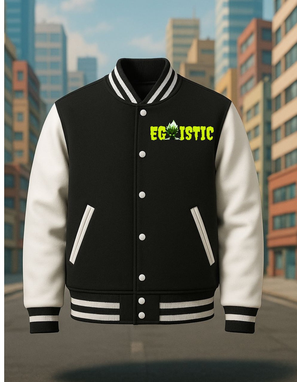 Egoistic Super Saiyan Varsity Jacket – “Unbeatable Edition”