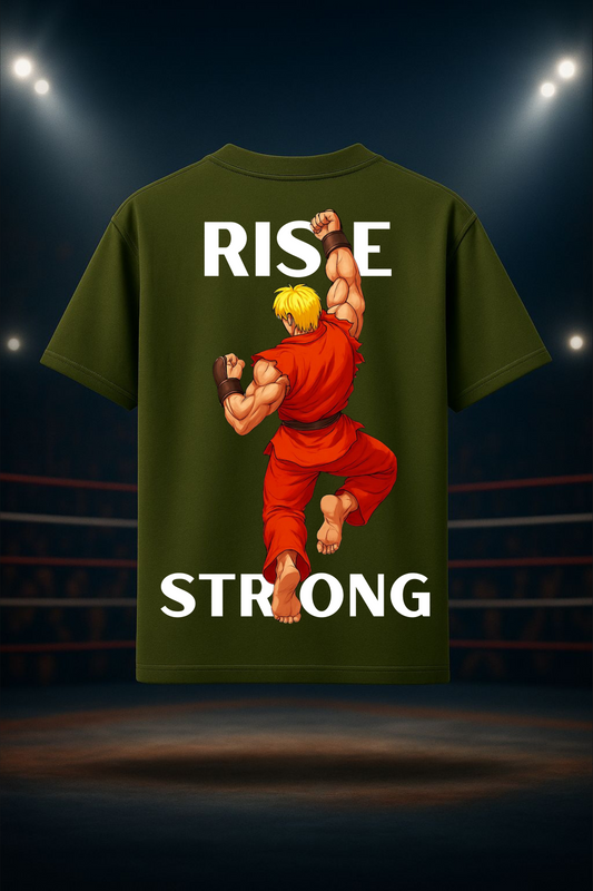 EGOISTIC “RISE STRONG” Oversized Tee – Arena Edition
