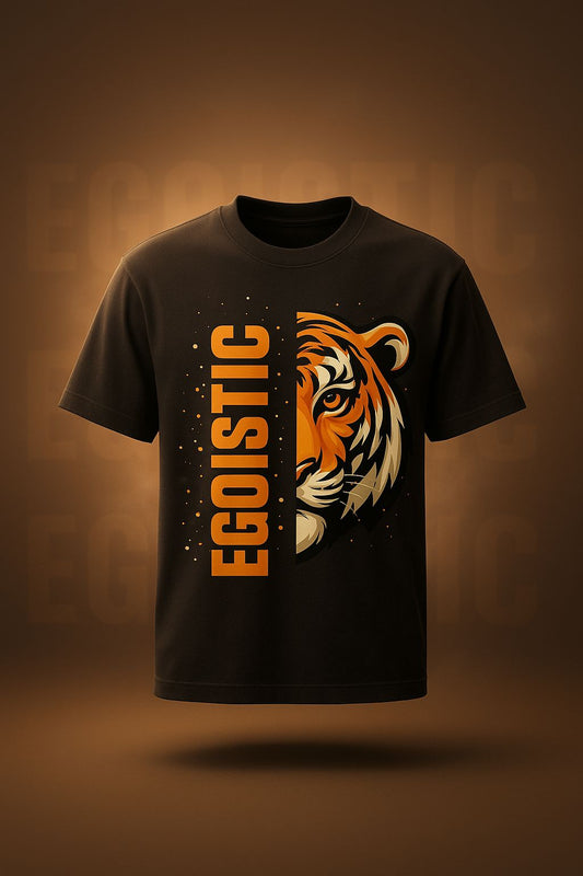 Egoistic Signature Tiger Oversized T-Shirt