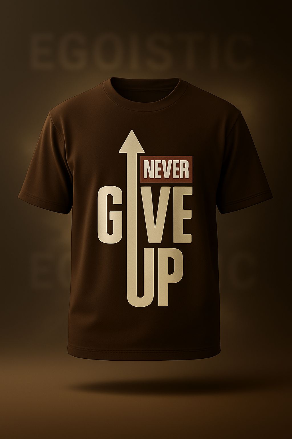 Never Give Up Regular Tshirt