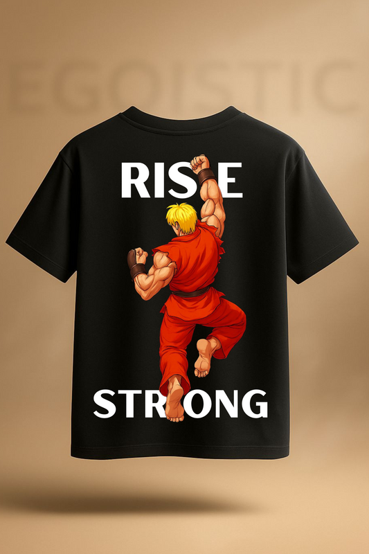 EGOISTIC “RISE STRONG” Oversized Tee – Arena Edition