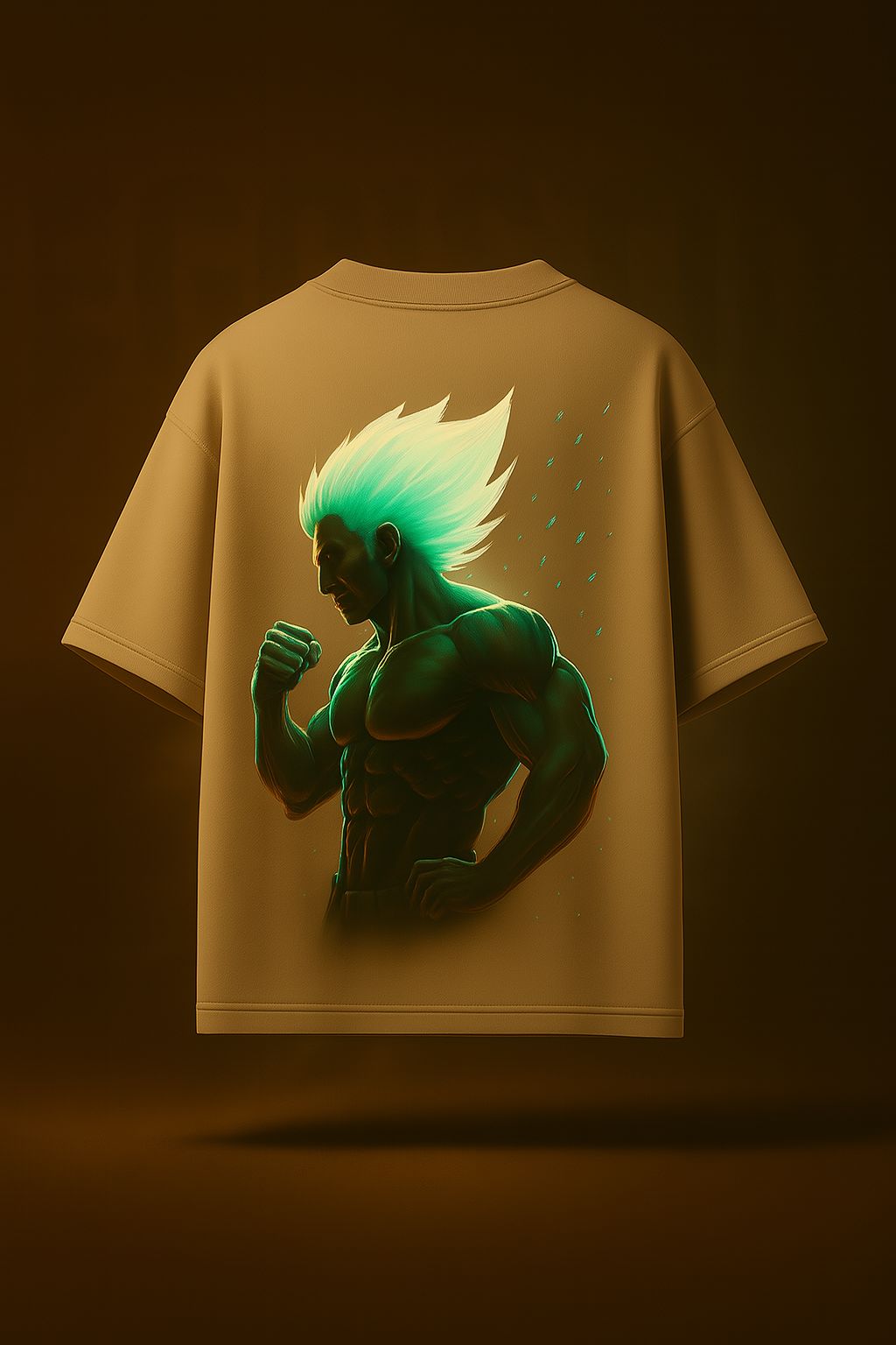 Bodybuilder Anime Oversized T-Shirt