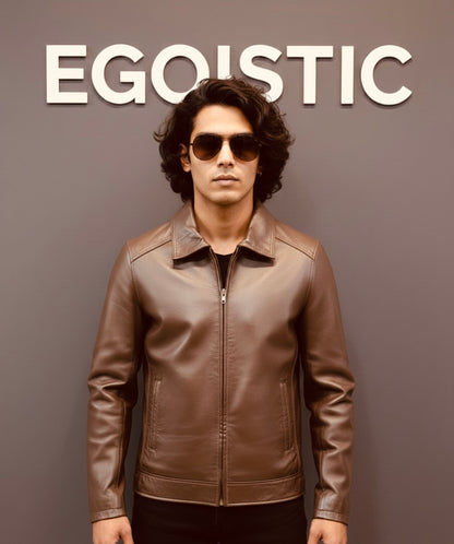 Egoistic- “HERITAGE” 100% LEATHER JACKET