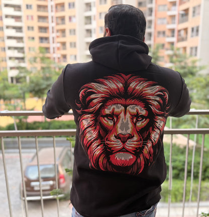 EGOISTIC “Lion Radiance” Glow Hoodie – Day & Night Edition