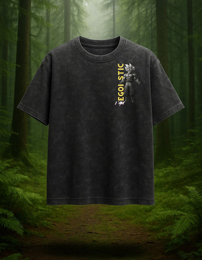 GOKU Ultra Instinct Oversized Acid Wash Tee