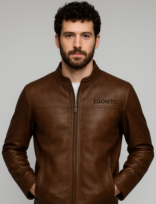 “MAVERICK” 100% LEATHER JACKET