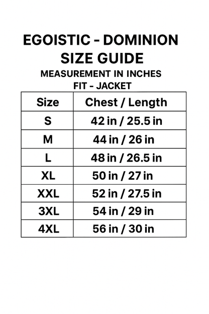 “Dominion” 100% Leather Jacket by EGOISTIC