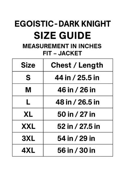 EGOISTIC – “DARK KNIGHT” 100% Suede leather Jacket