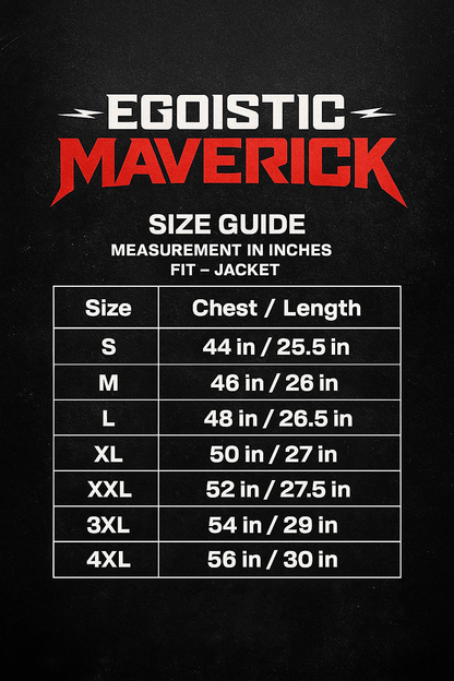 “Maverick Black Edition” 100% leather jacket by EGOISTIC