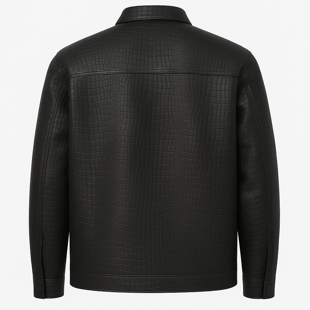 Egoistic “CROCO MAVEN” 100% leather Shacket