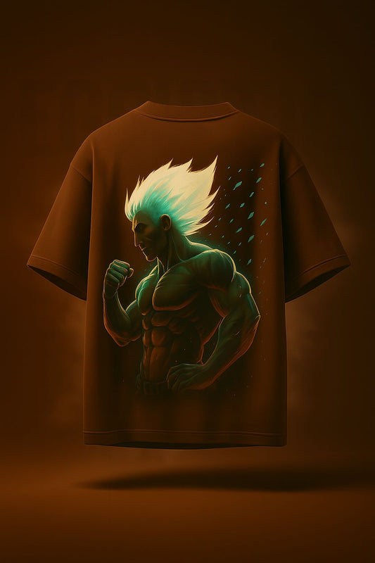 Bodybuilder Anime Oversized T-Shirt