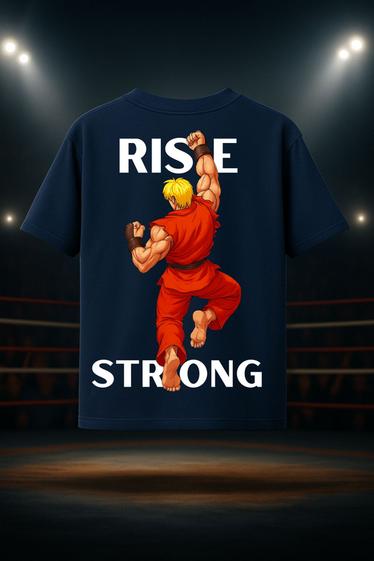 EGOISTIC “RISE STRONG” Oversized Tee – Arena Edition