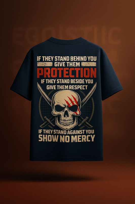 No Mercy Skull Oversized T-Shirt